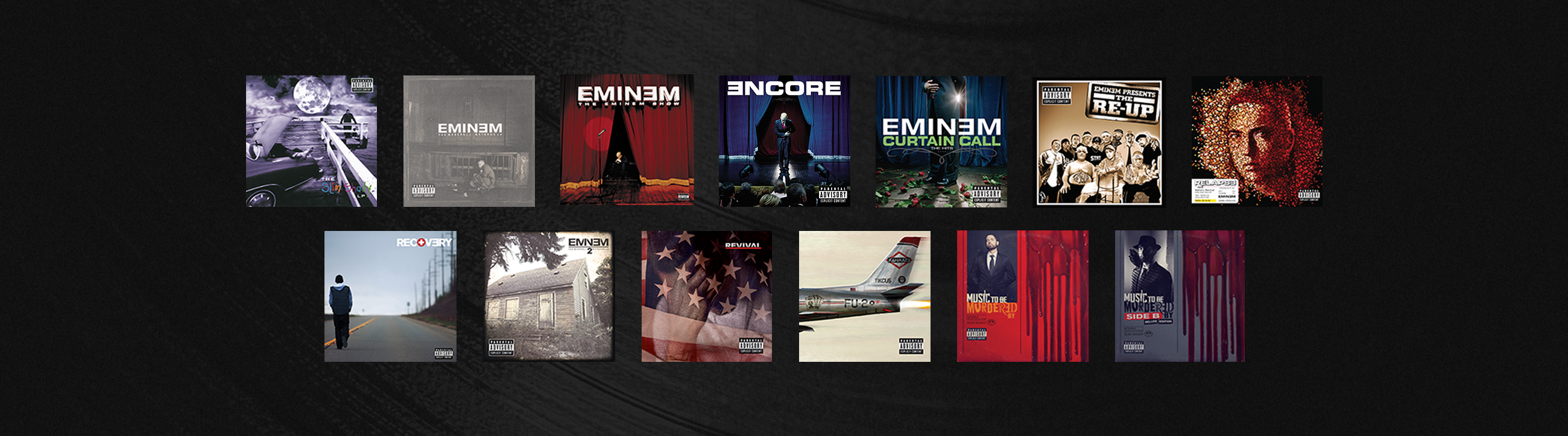 Eminem CDコレクション 7枚セット Eminem CD 7 CD Representative Collection Set Aftermath