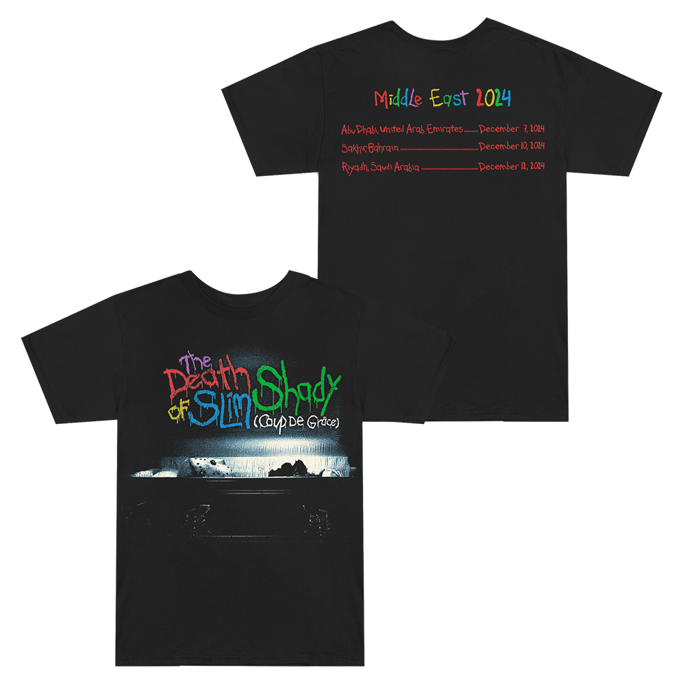 TDOSS Casket T-Shirt (Middle East Tour Run 2024) - Official Eminem