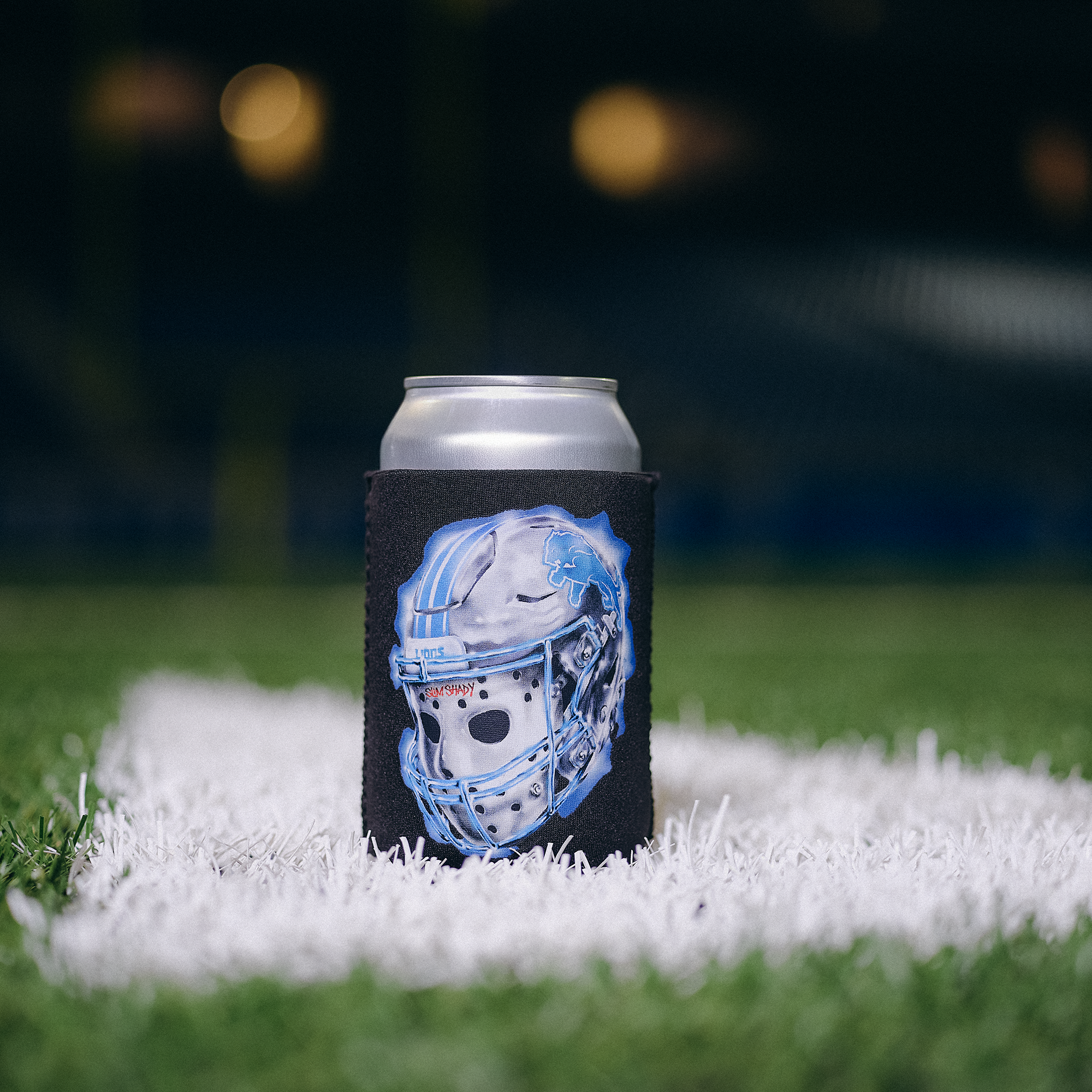 EMINEM 缶バッジ Eminem x Detroit Lions All Grit Can Insulator - Official Eminem