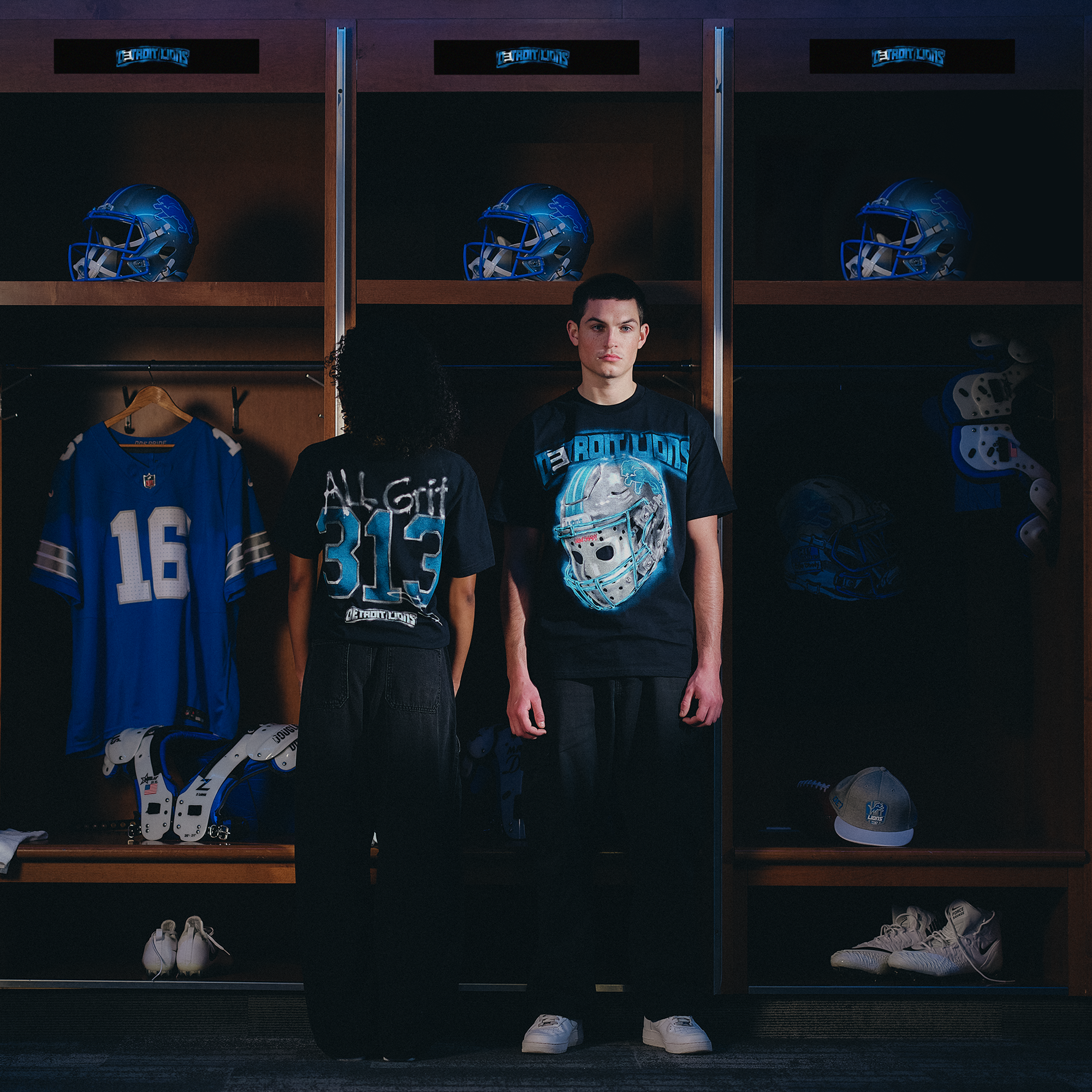 Eminem x Detroit Lions All Grit T-Shirt - Official Eminem Online Store