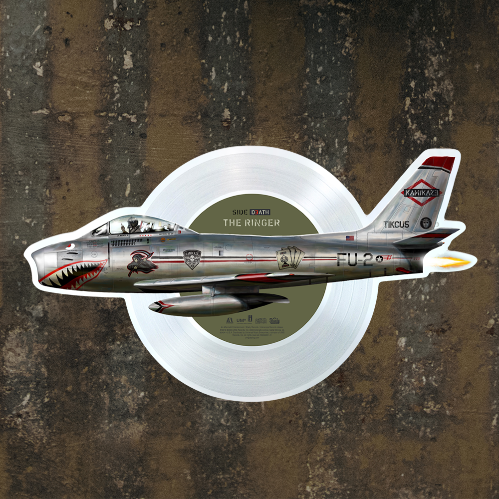 Kamikaze 5th Anniversary Die Cut Vinyl left