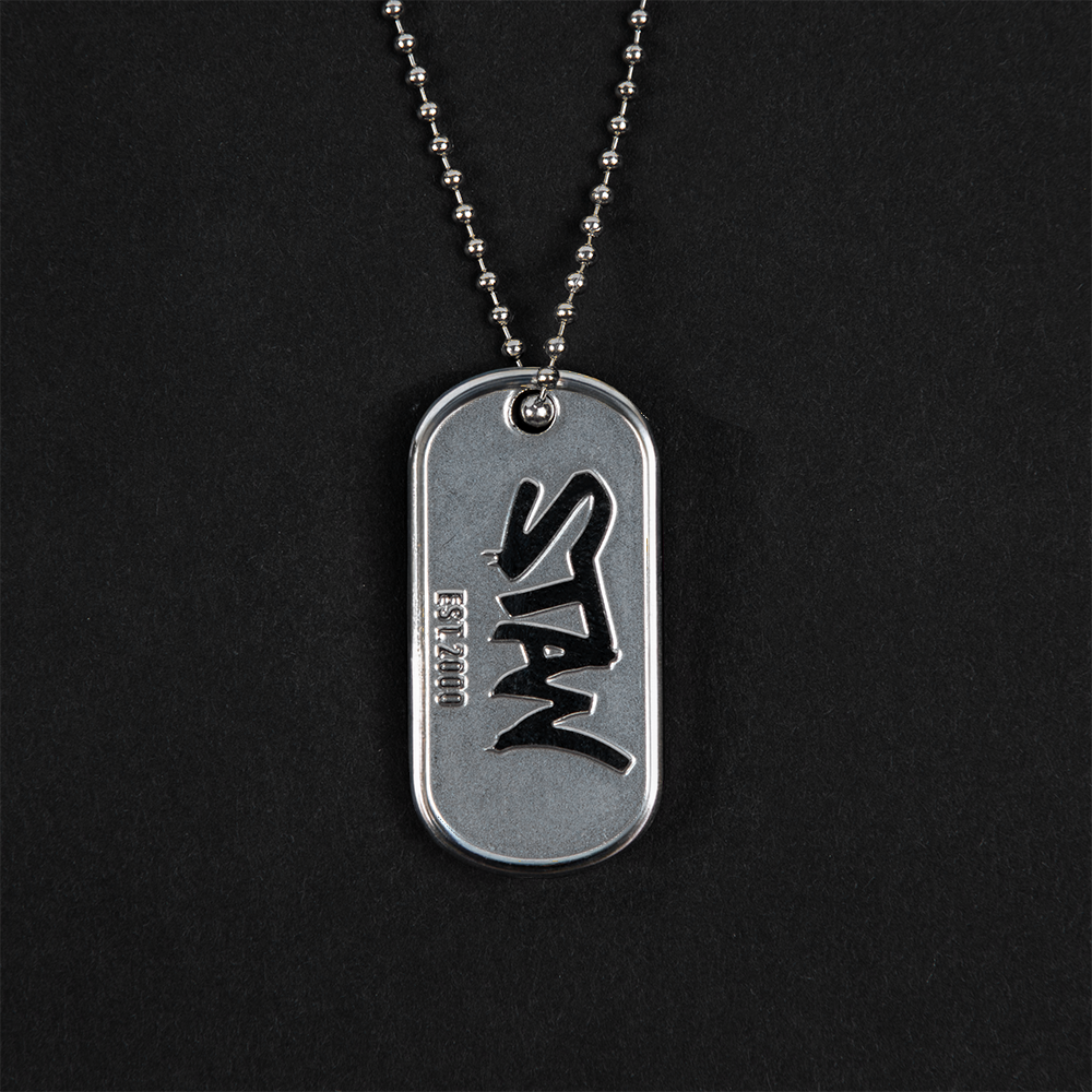 STAN Dog Tag Pendant & Chain (Silver) - Official Eminem Online Store