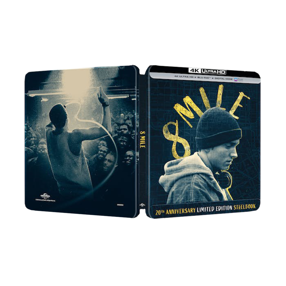 8 Mile Limited Edition 4K Steelbook (4K Ultra HD + Bluray) Official