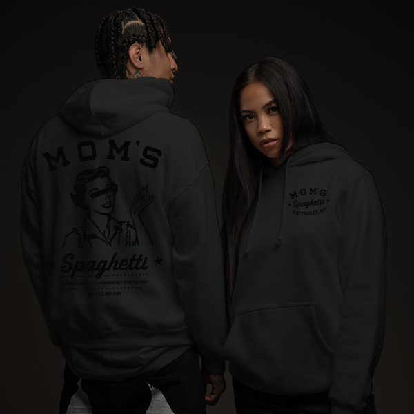 Mom's Spaghetti Chef T-Shirt (Black on Black) – Official Eminem Online Store