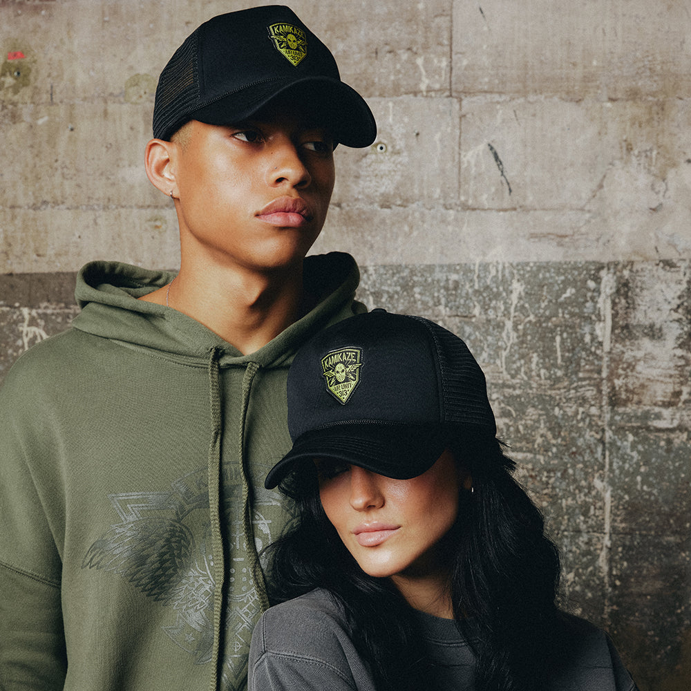 Kamikaze Crest Trucker Hat - Official Eminem Online Store