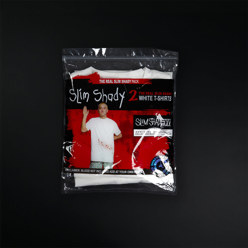 The Real Slim Shady White T-Shirt Pack