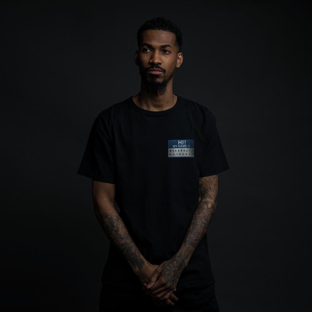 HI! MY NAME BLUE NAME TAG T-SHIRT (REISSUE) Official