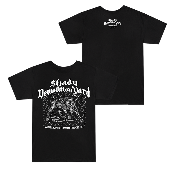 Shady Demolition Junkyard Dog T-Shirt (Black) – Official Eminem