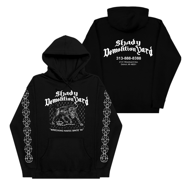 Shady Demolition Junkyard Dog Hoodie (Black) Official Eminem Online Store