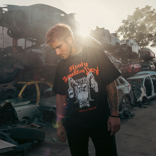 Shady Demolition Logo T-Shirt (Black) – Official Eminem Online Store