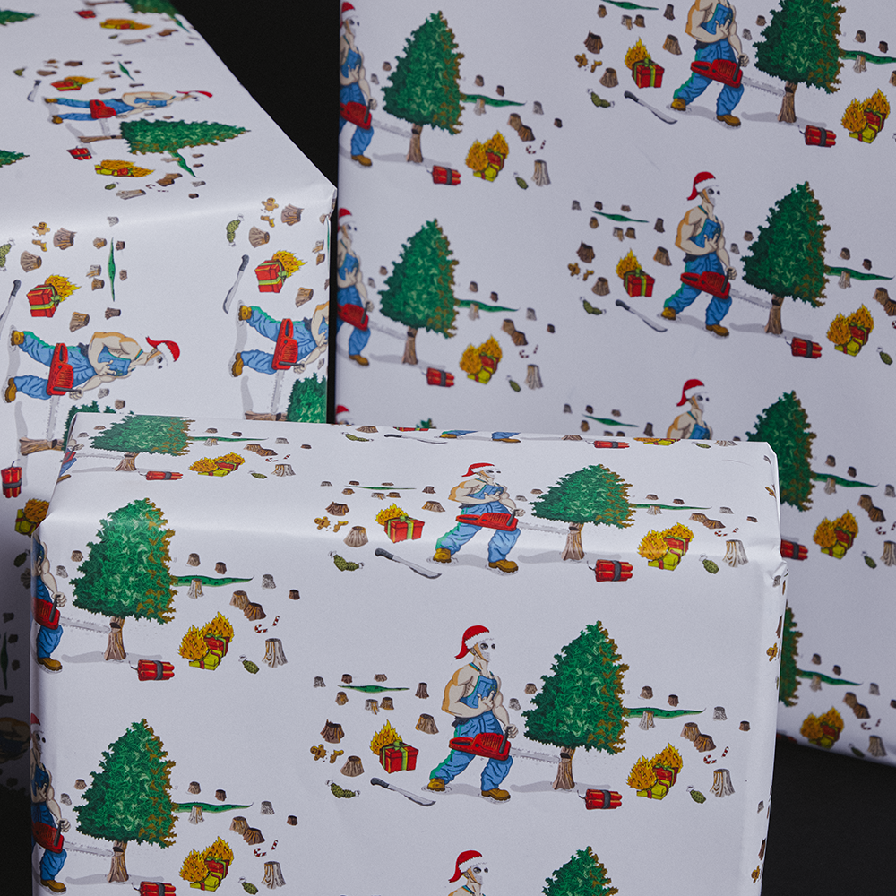 Slim Shady Chainsaw Rapping Paper (3 Sheets)