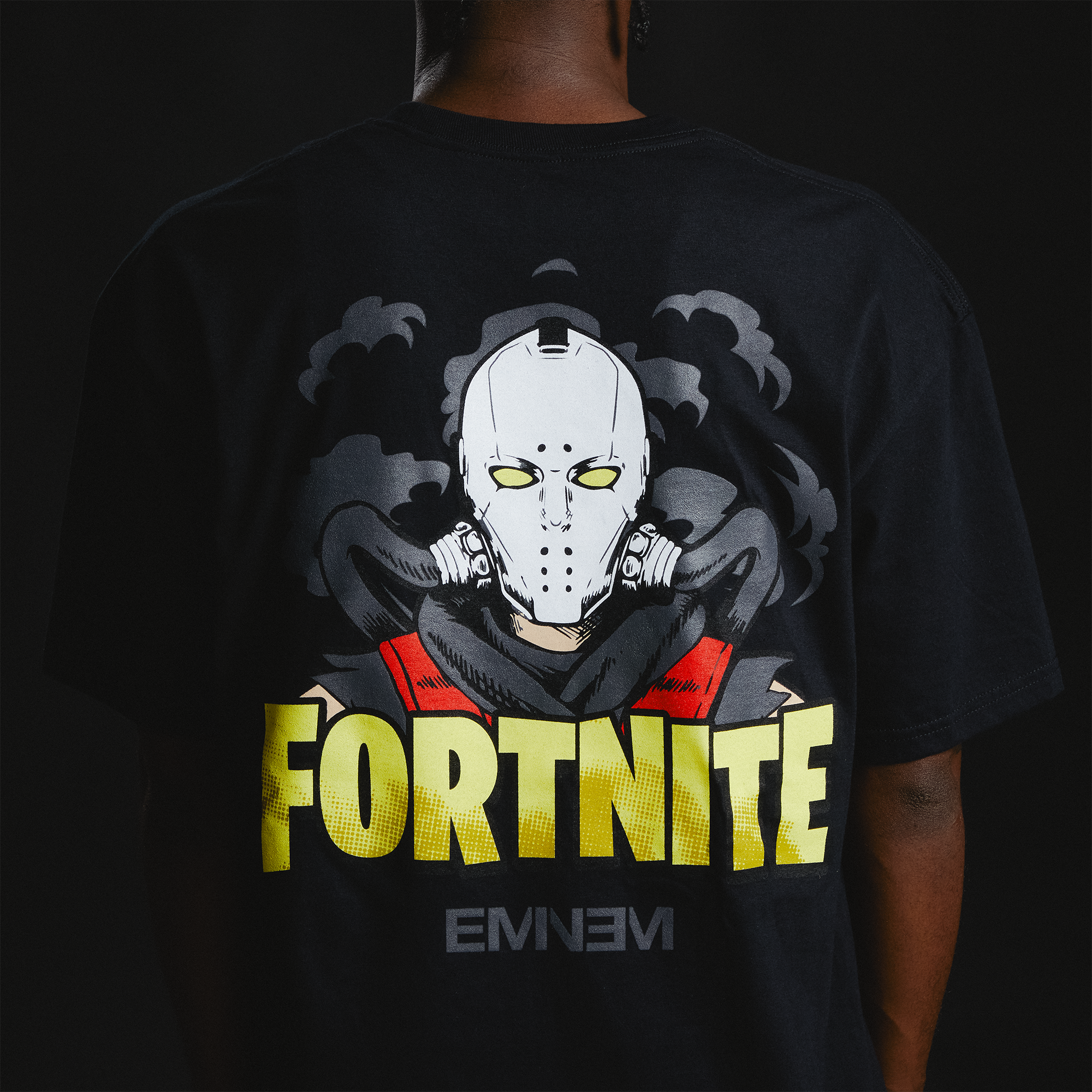 Eminem x Fortnite Rap Boy Reloaded T-Shirt Back Detail