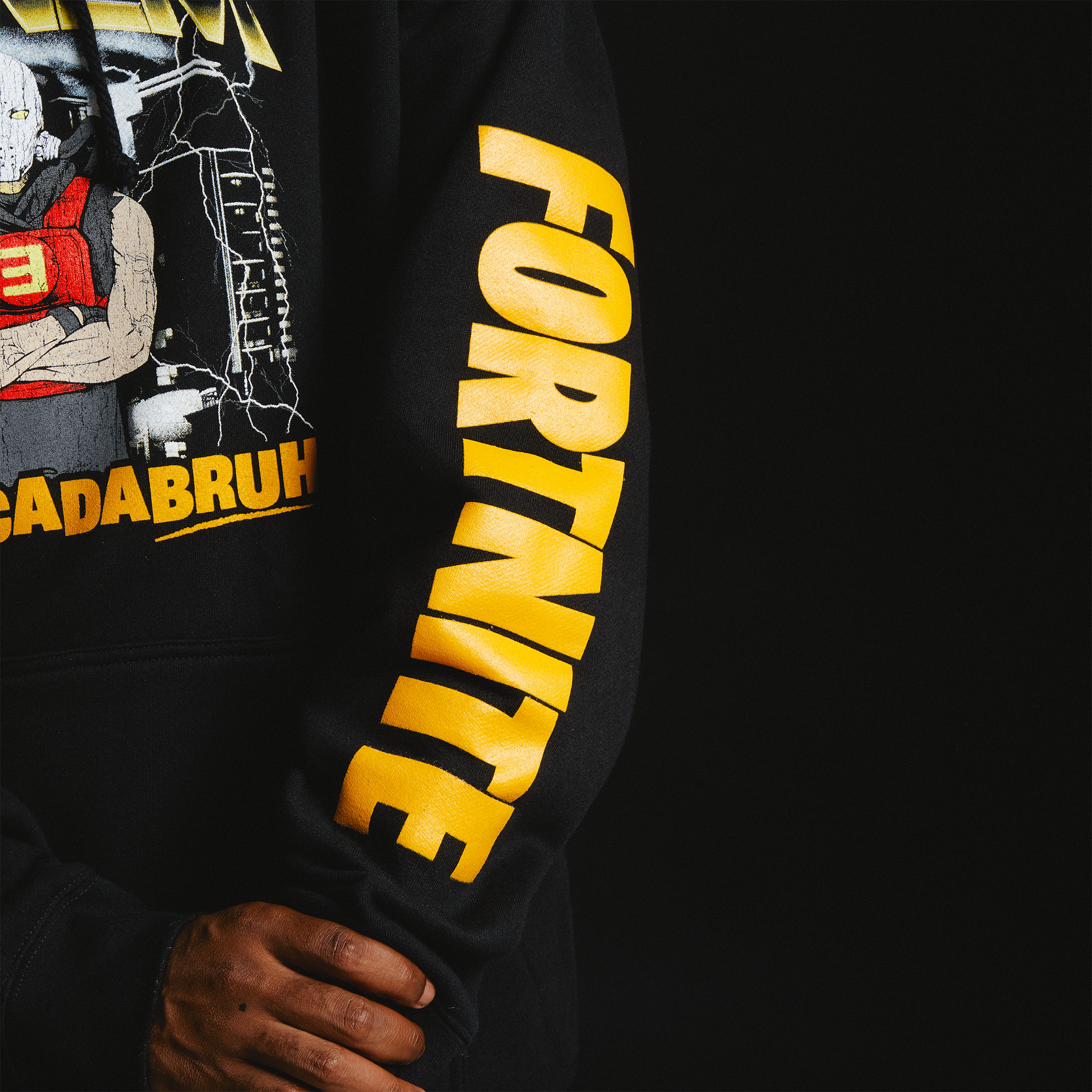 Eminem x Fortnite Rap Boy Reloaded Hoodie Sleeve