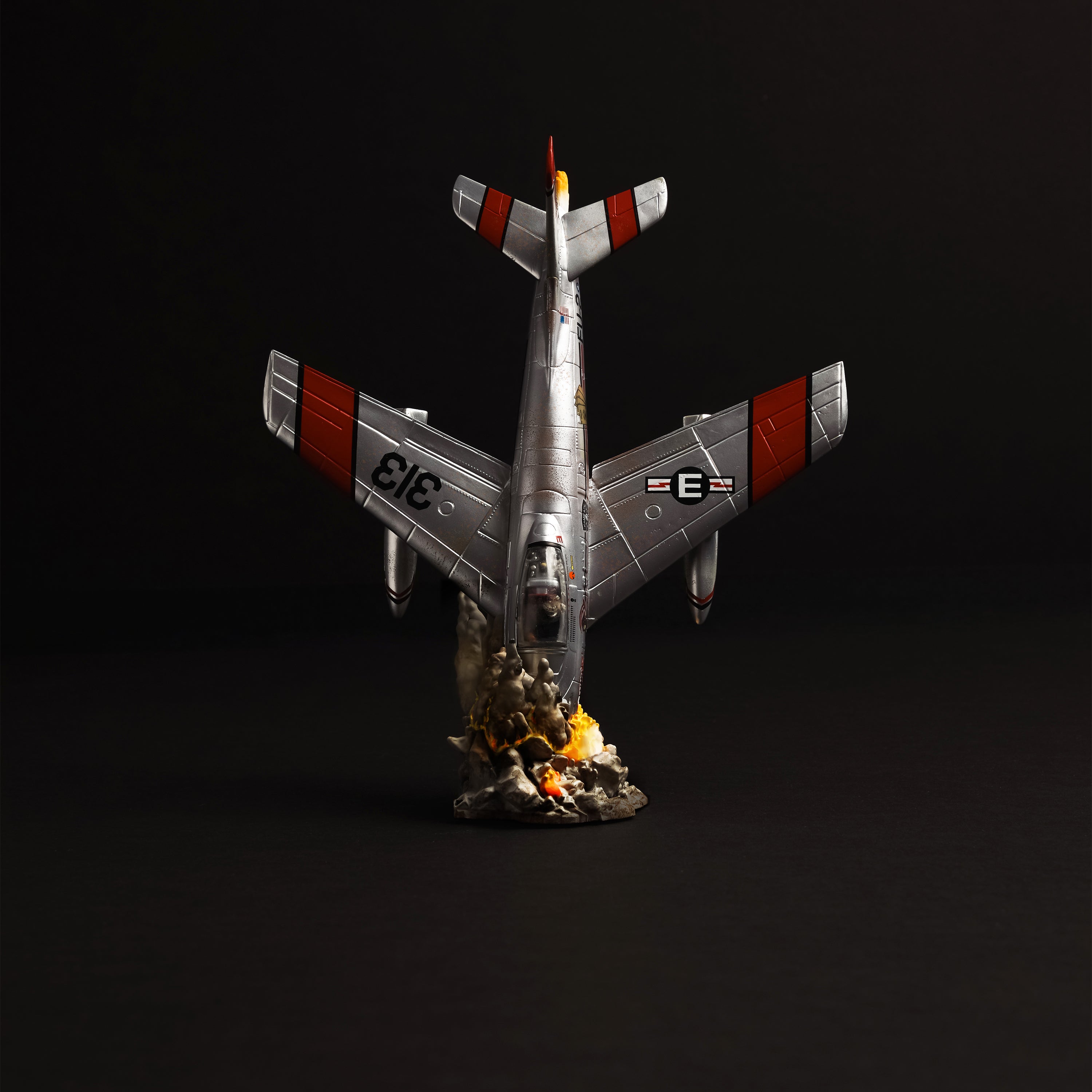 Kamikaze Plane Figurine Front