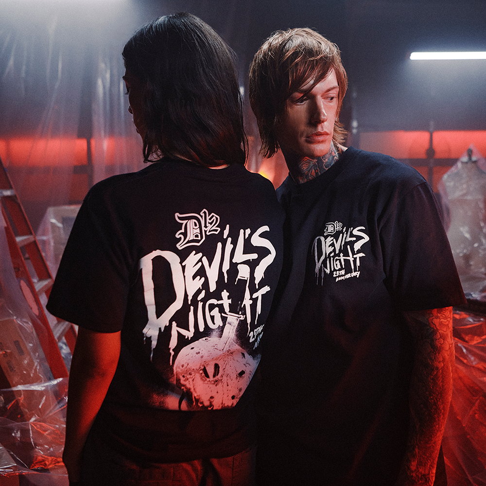 Devil's Night 25th Anniversary Mask T-Shirt