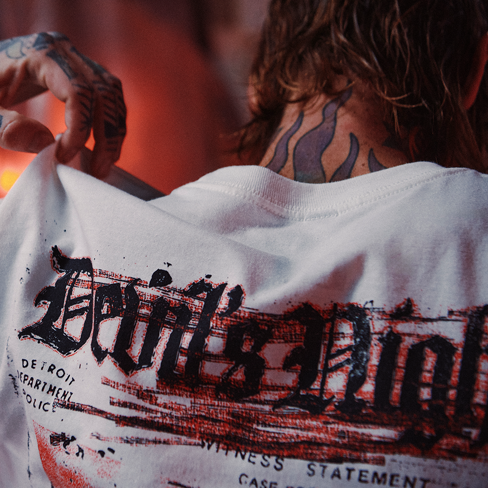 Devil's Night 25th Anniversary Kerosene T-Shirt Back Detail