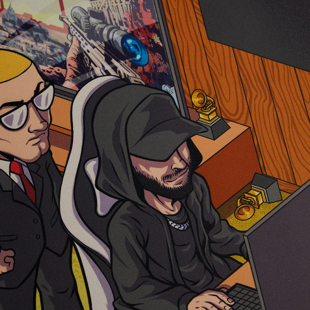 Shady Pro-Quality Deskmat (Woven Edge) - Official Eminem Online Store
