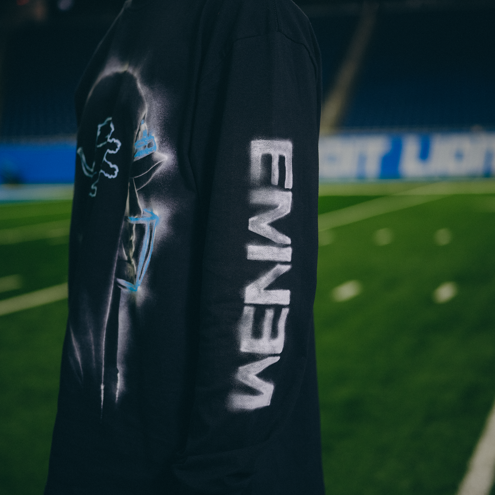 Eminem x Detroit Lions Silhouette Longsleeve 8