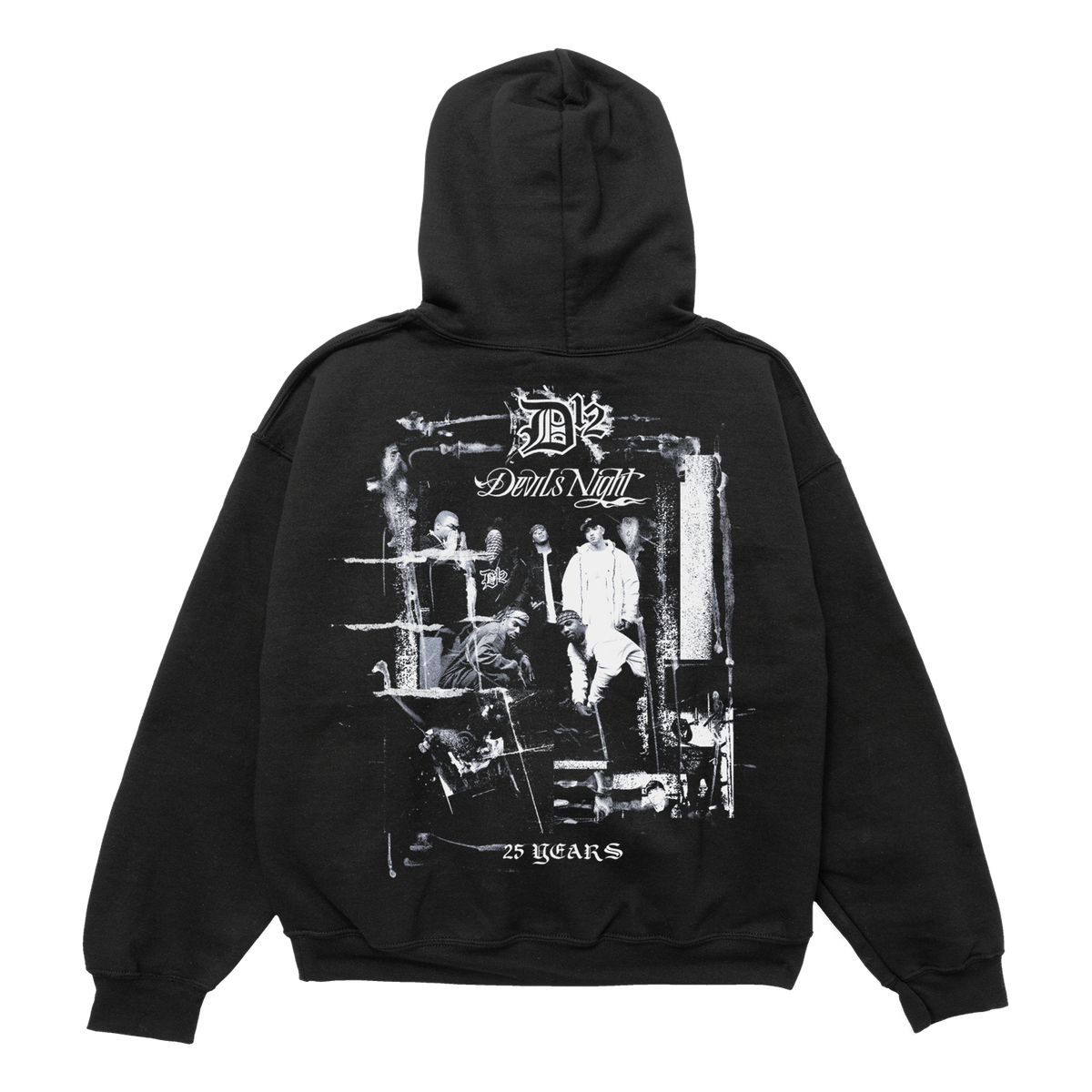 Devil's Night 25th Anniversary Album Hoodie Back