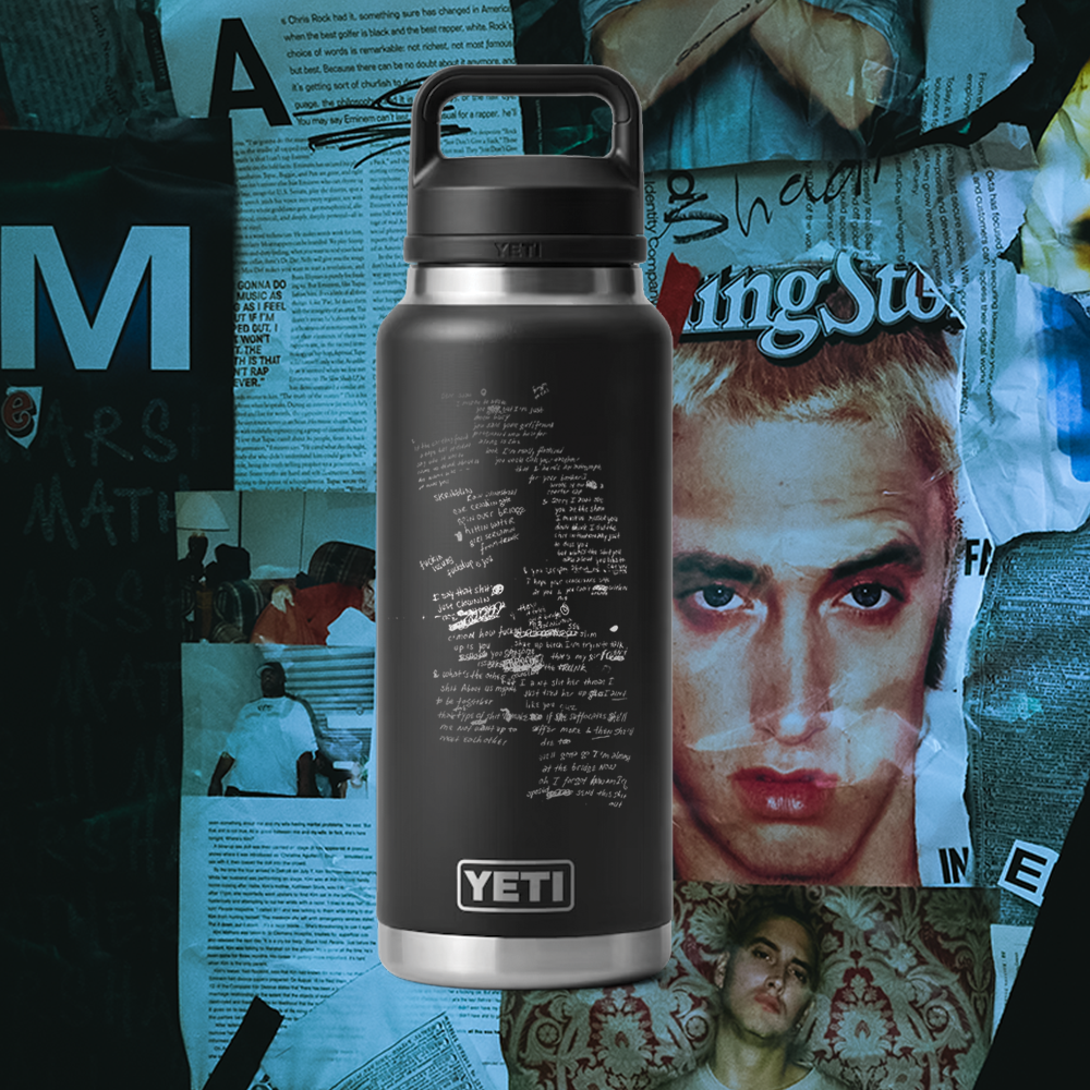 STAN Lyrics x Yeti Chug Bottle