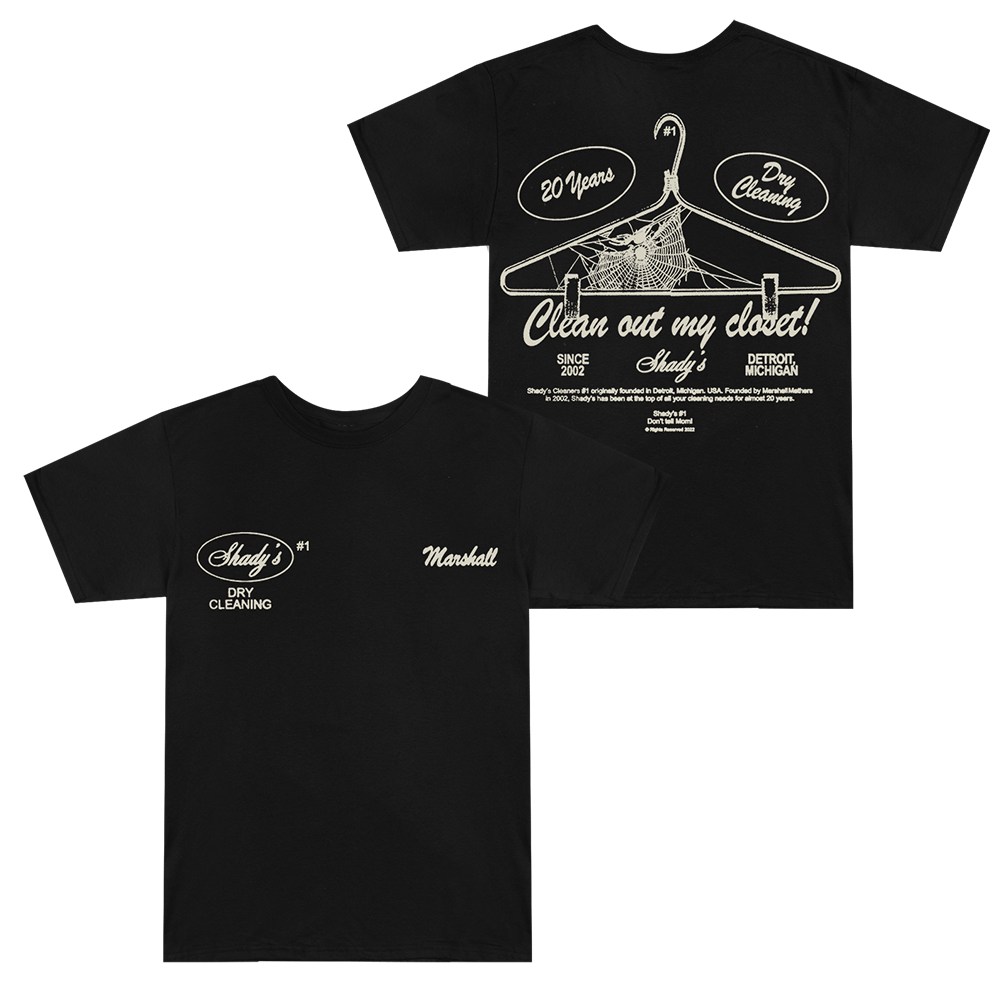 SHADY CLEANERS T-SHIRT (BLACK)