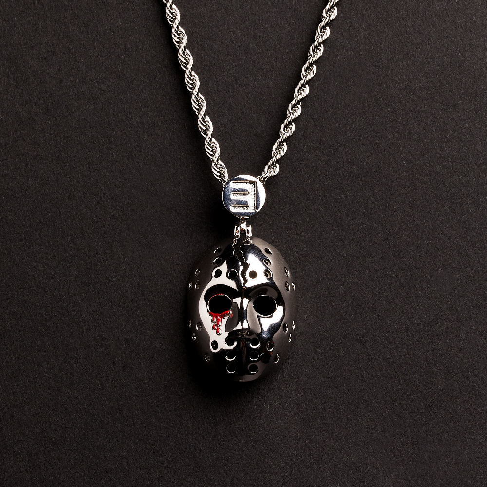 Hockey Mask Pendant & Chain