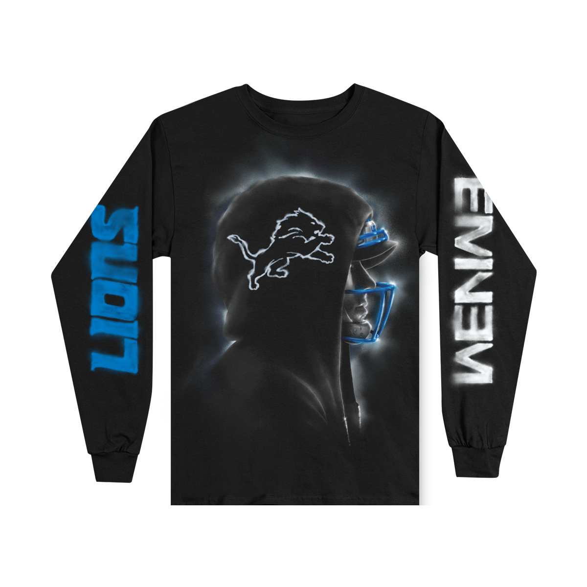 Eminem x Detroit Lions Silhouette Longsleeve 9