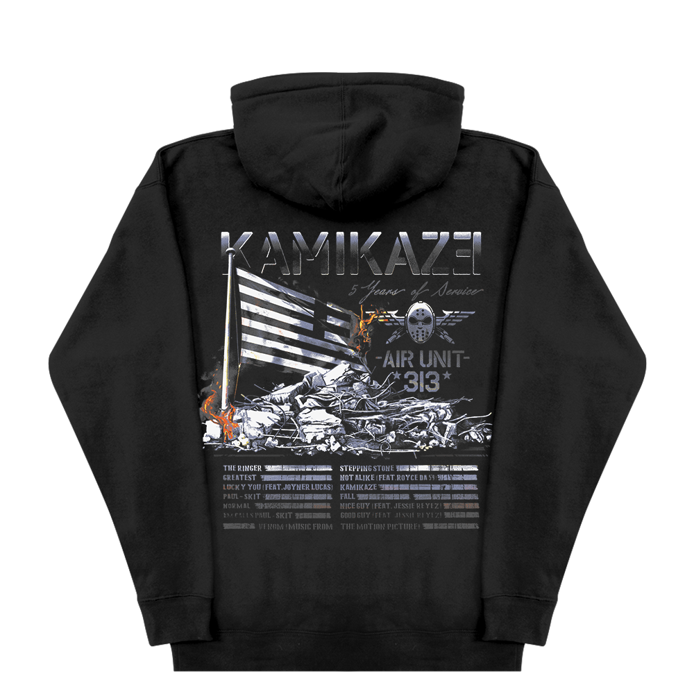 Eminem kamikaze green sales hoodie