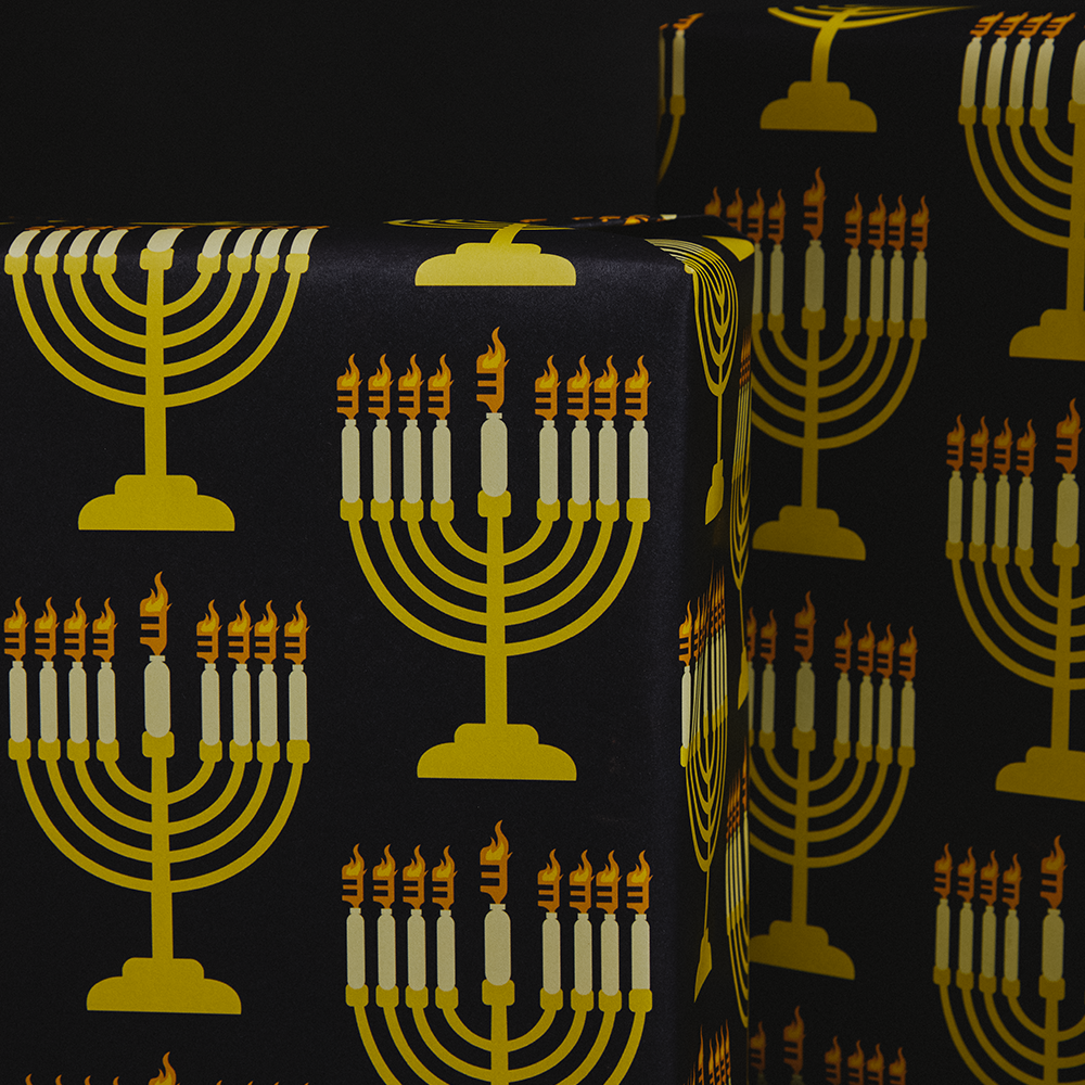 E Hanukkah Rapping Paper (3 Sheets)