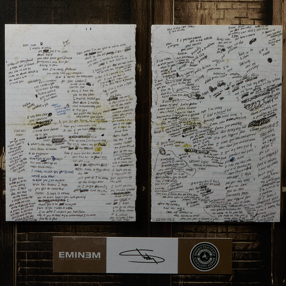 Stan Letters Shadow Box (Signed)