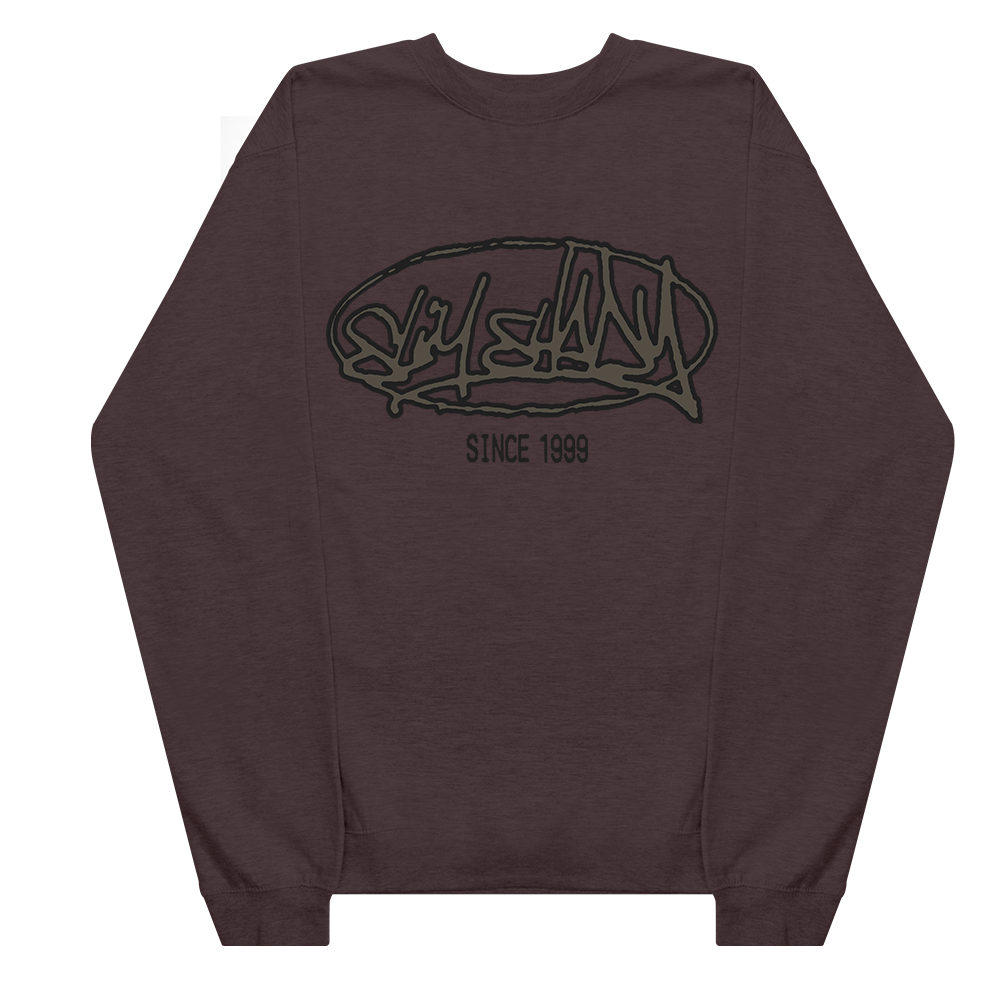 Plz Stand Crewneck (Brown) Front