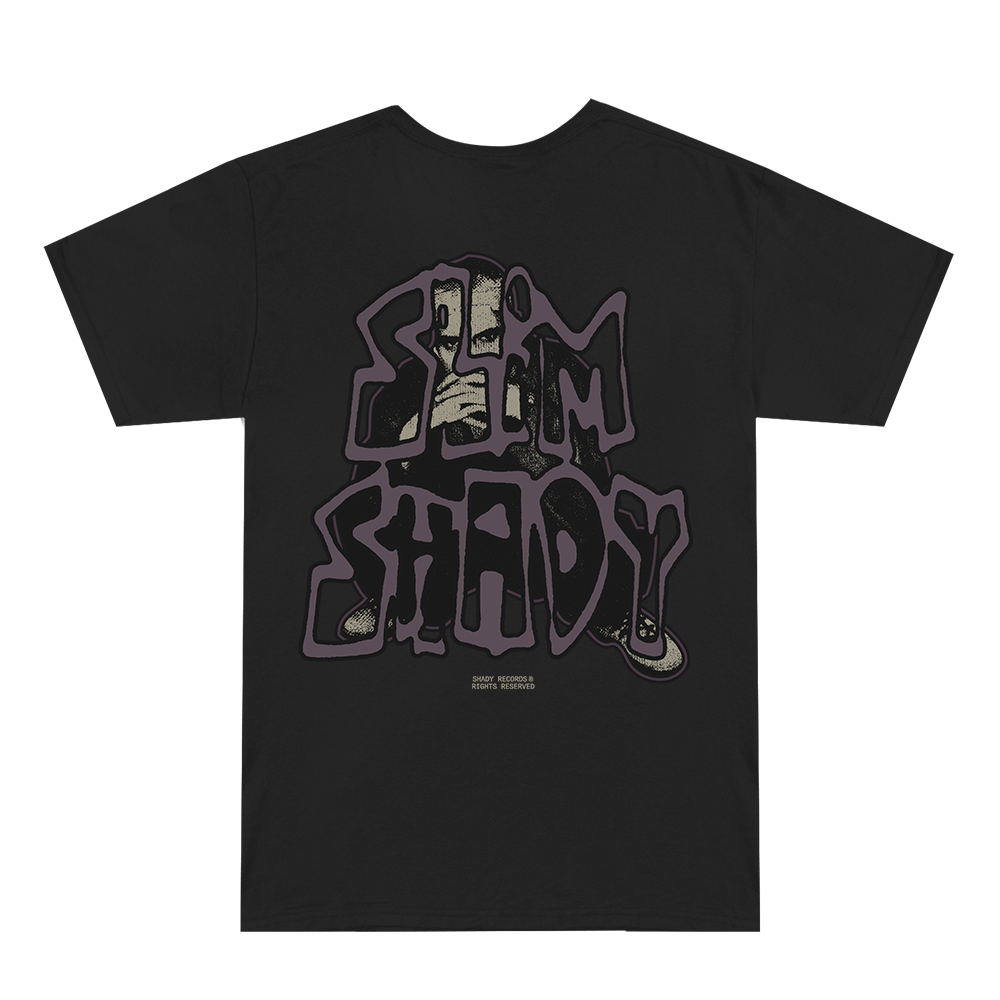 Graffiti Slim T-Shirt (Black) Back