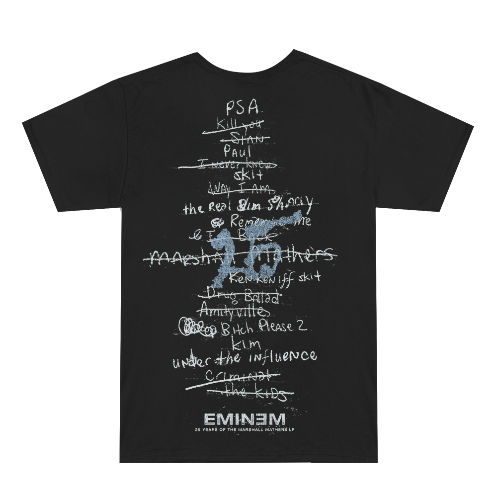 MMLP25 Tracklist T-Shirt (Black) 9 