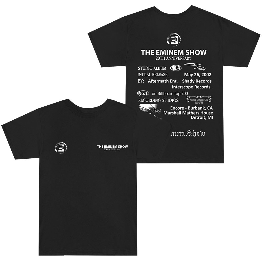 The Eminem Show 20th Anniversary T-Shirt – Official Eminem Online