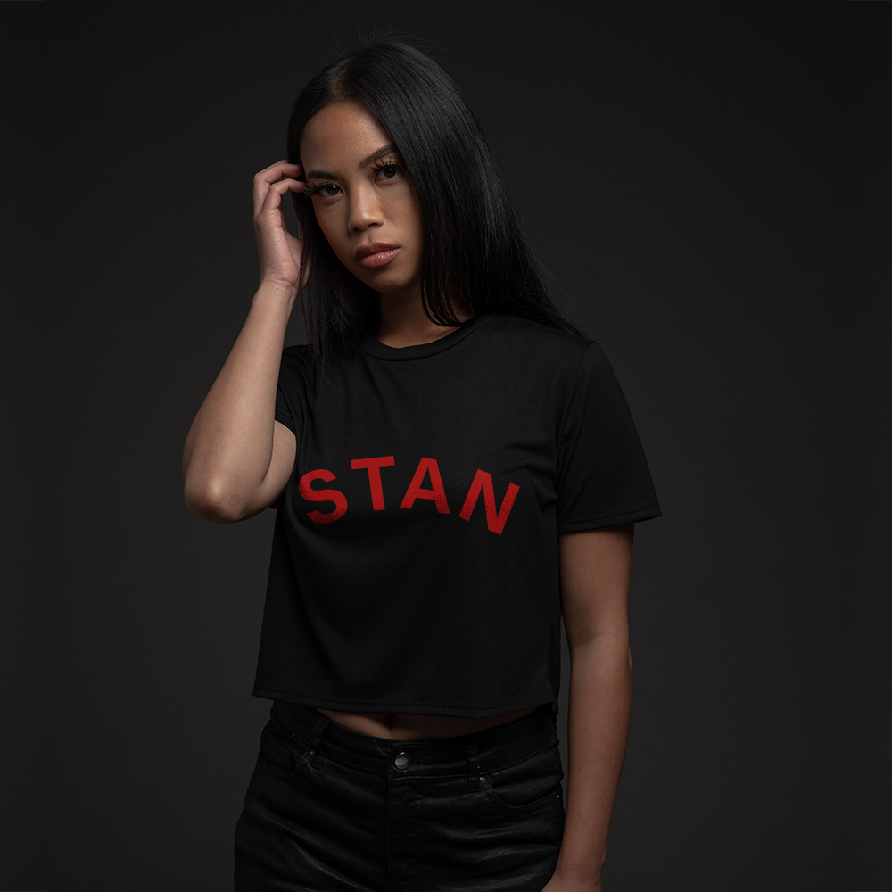 STAN CROPPED T-SHIRT (BLACK) – Official Eminem Online Store