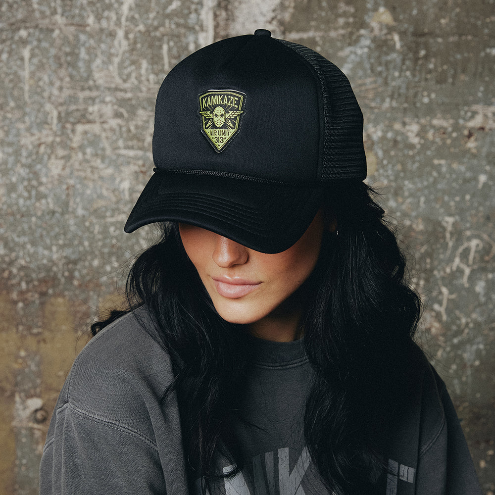 Kamikaze Crest Trucker Hat - Official Eminem Online Store