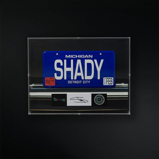 SSLP25 Shady License Plate Shadow Box (Signed)