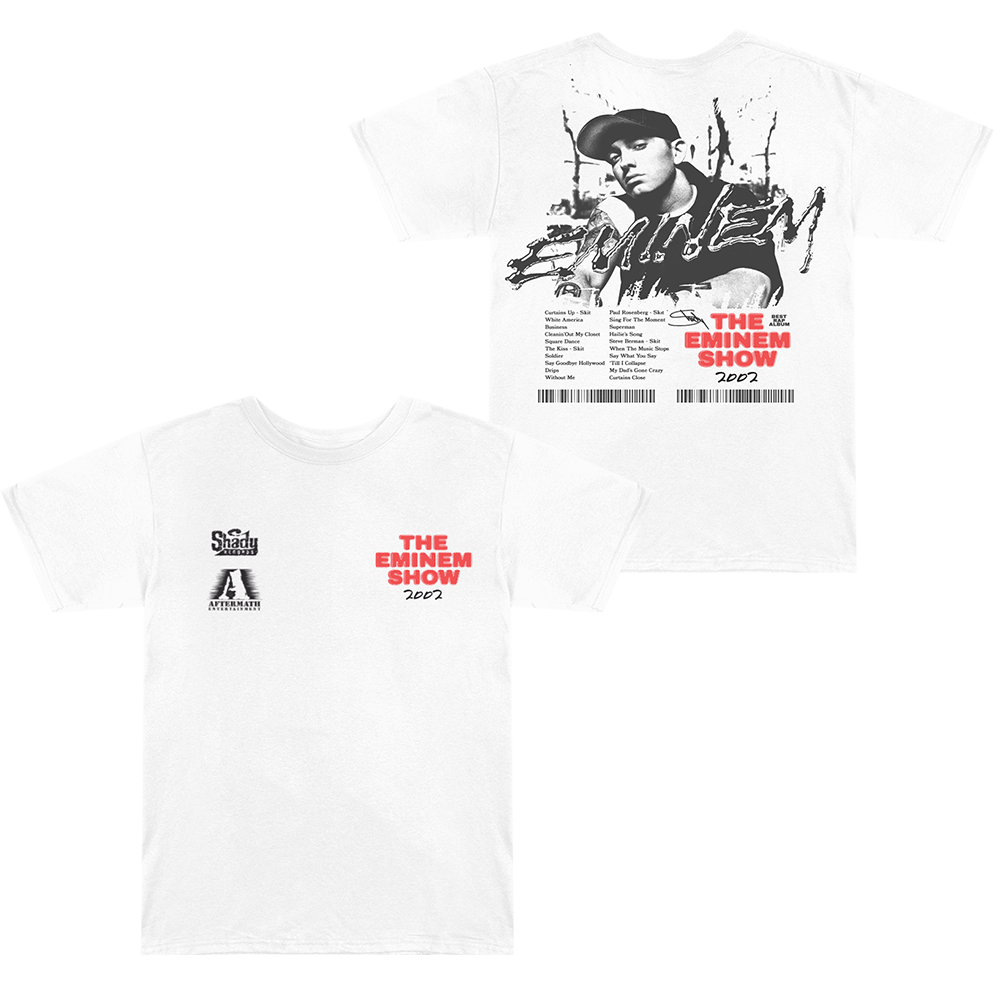 THE EMINEM SHOW T-SHIRT (WHITE) - Official Eminem Online Store THE EMINEM SHOW T-SHIRT (WHITE) - Official Eminem Online Store