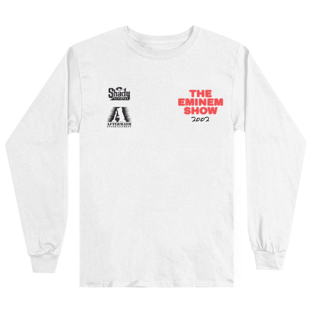 THE EMINEM SHOW LONGSLEEVE (WHITE) - Official Eminem Online Store THE EMINEM SHOW LONGSLEEVE (WHITE) - Official Eminem Online Store