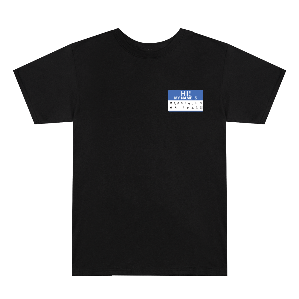 HI! MY NAME IS... BLUE NAME TAG T-SHIRT (REISSUE)
