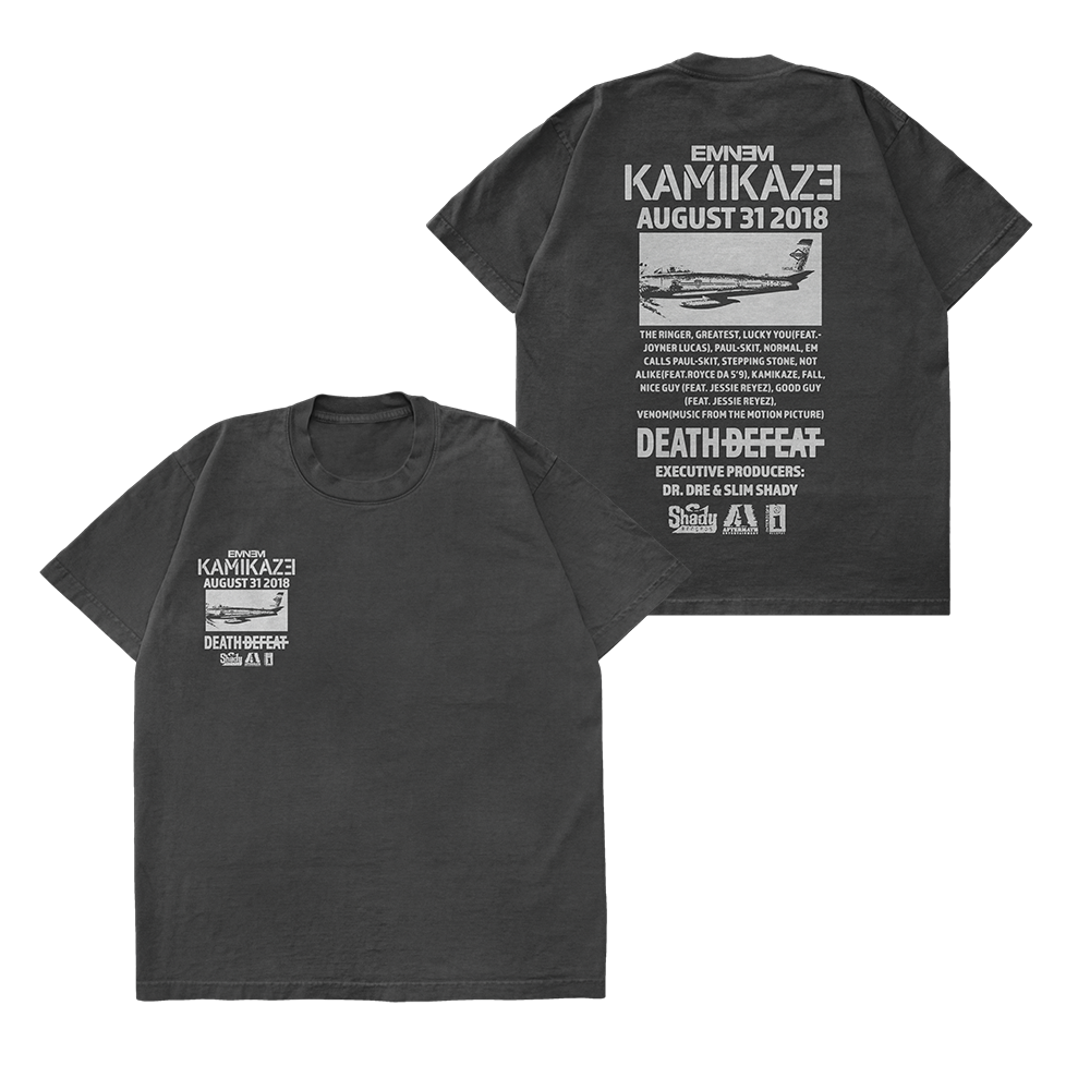 Kamikaze Vintage Album T-Shirt Side by Side
