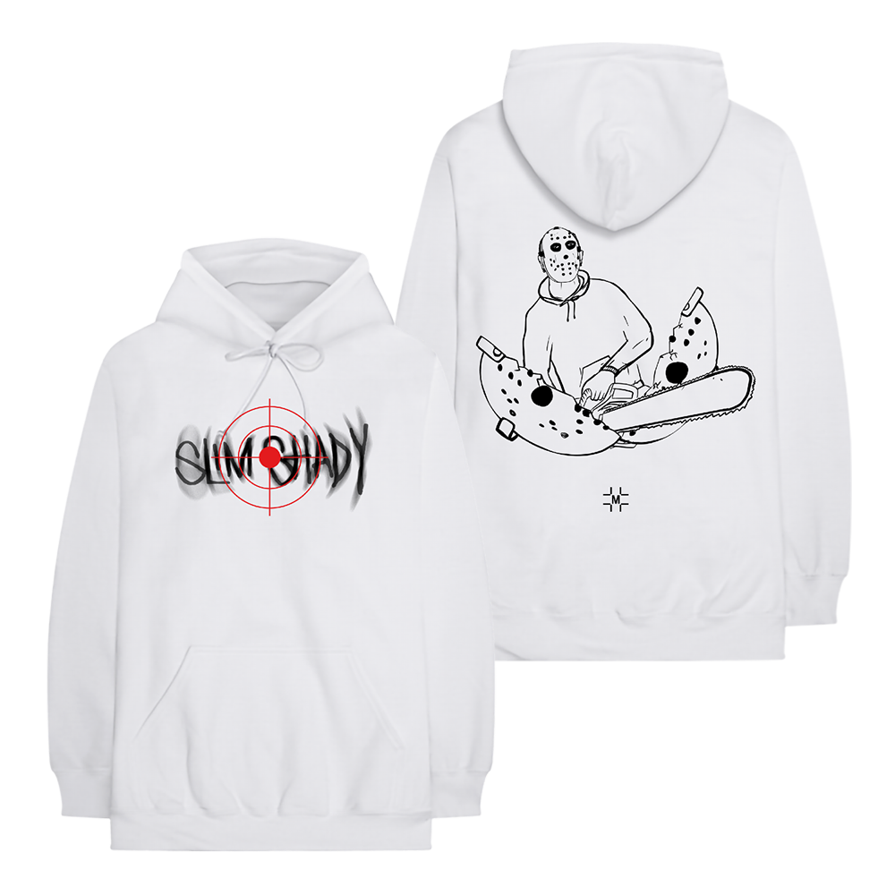 Eminem white hoodie best sale