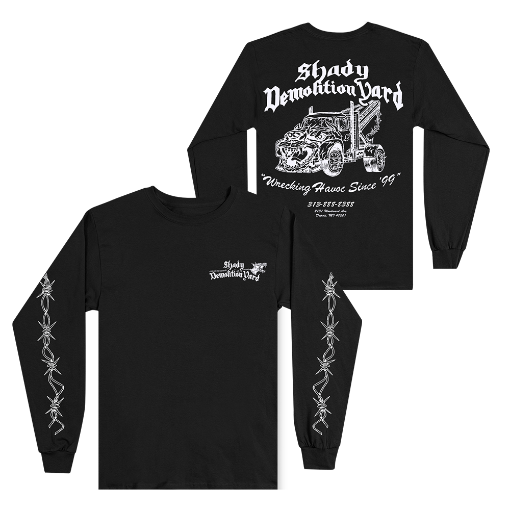 Shady Demolition Barbed Wire Longsleeve (Black) 2