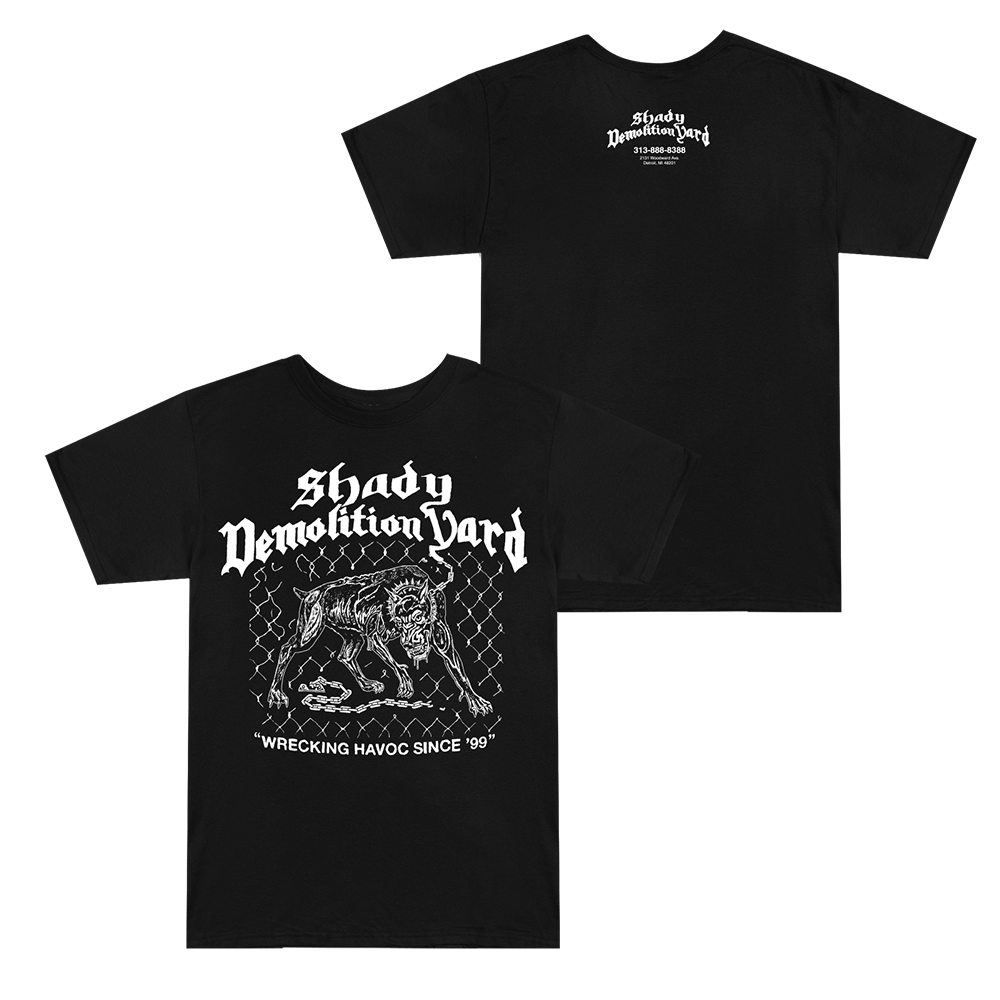 Shady Demolition Junkyard Dog T-Shirt (Black) – Official Eminem