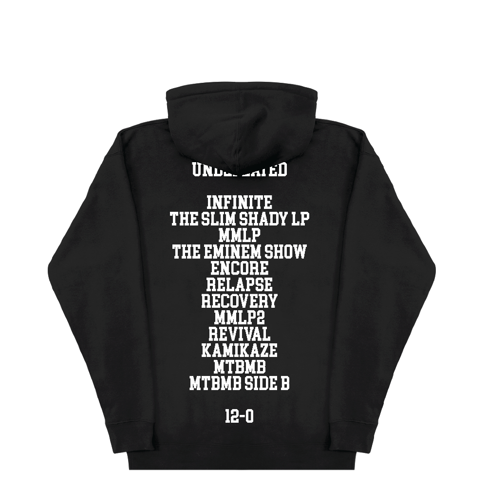 Shady Football Hoodie Black Official Eminem Online Store