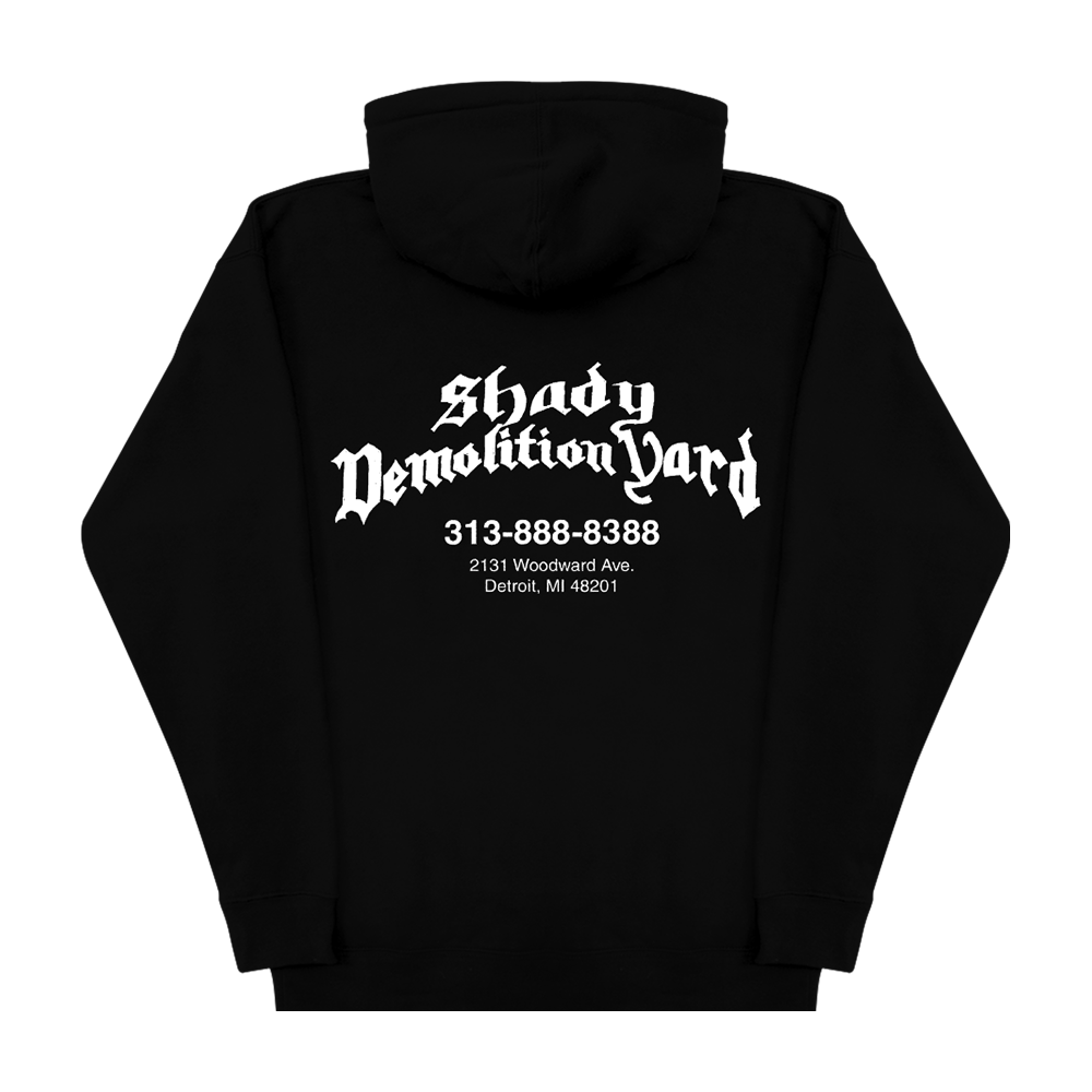 Shady Demolition Junkyard Dog Hoodie Black – Official Eminem