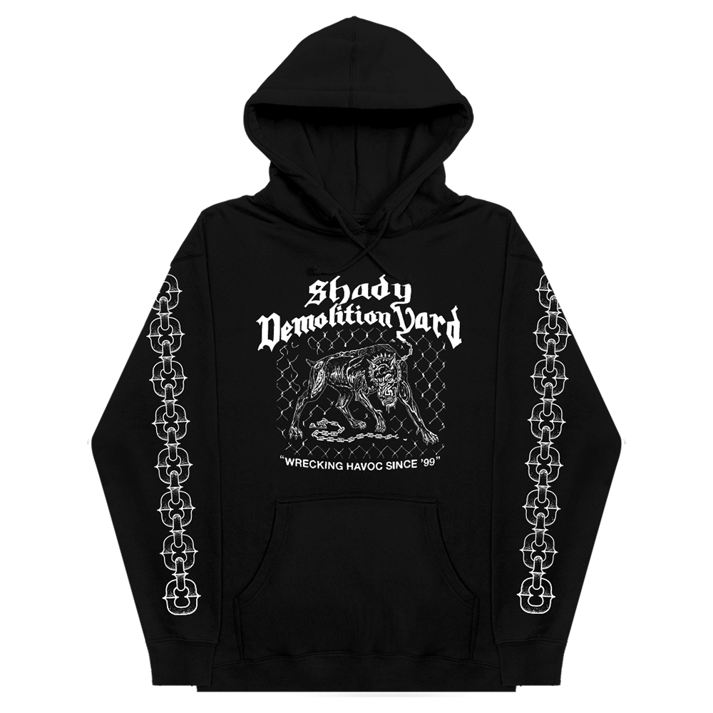 Shady Demolition Junkyard Dog Hoodie (Black) – Official Eminem Online Store