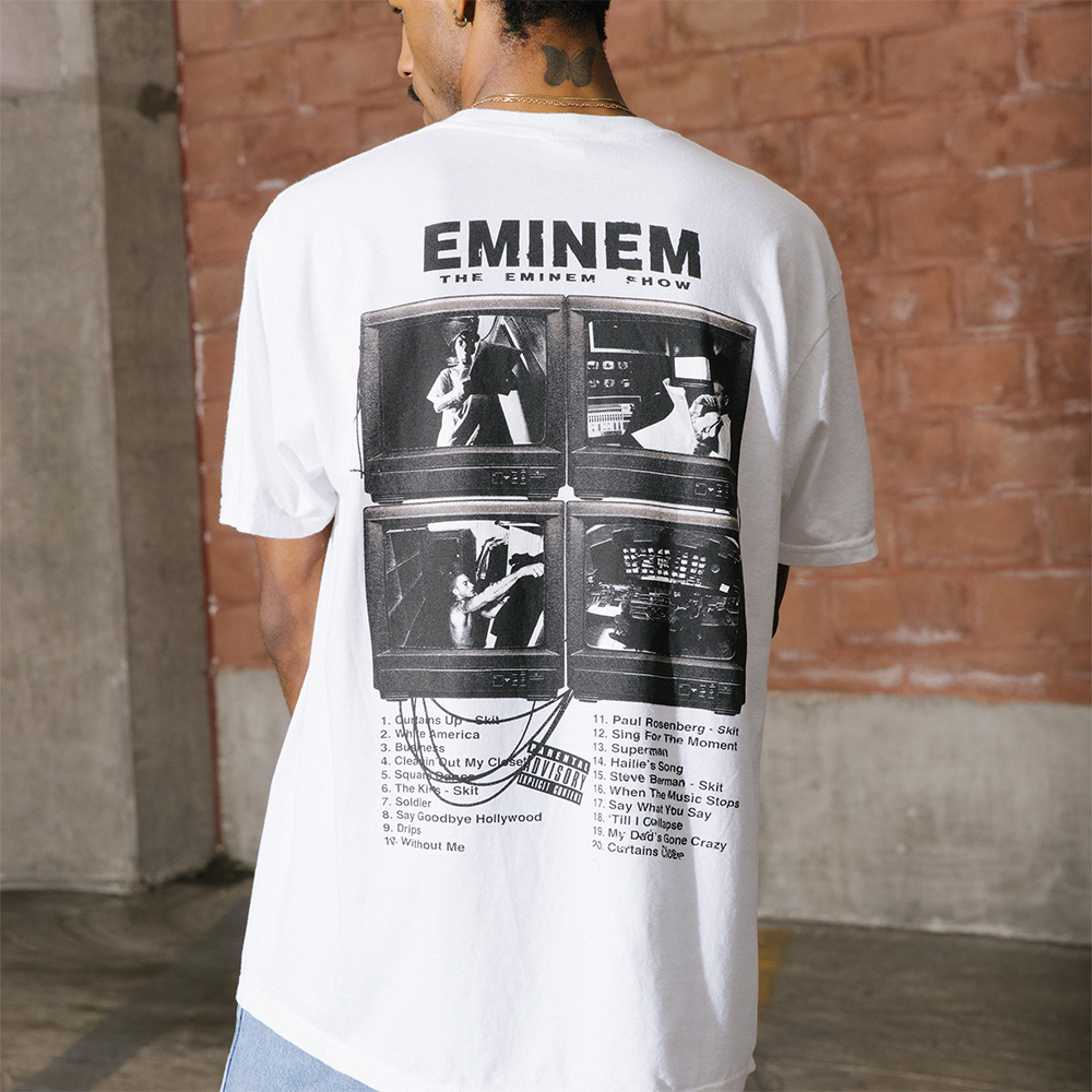 悶絶】Eminem show tour shirt 00´s VTG-
