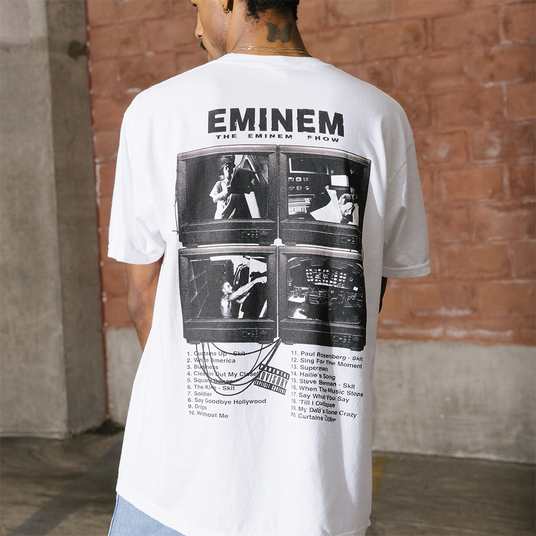 The Eminem Show Vintage TV T-Shirt Model