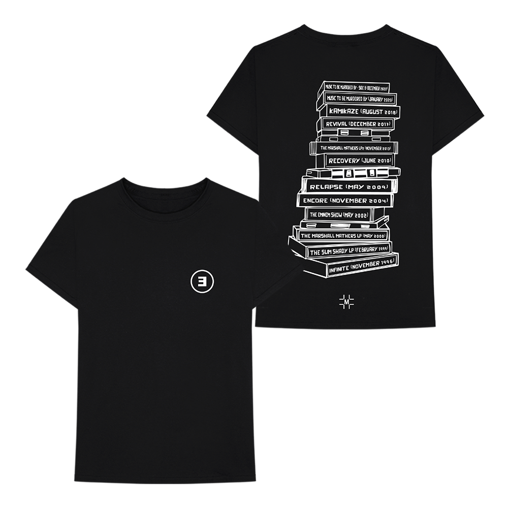 Millinsky x Eminem Tape Stack T-Shirt (Black)